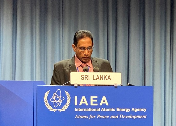Statement of Sri Lanka to the Sixty-Fifth General Conference of the IAEA  by Mr. T.M.R. Tennakoon, Director General of Sri Lanka Atomic Energy Board. 21st Sep 2021 Vienna, Austria.